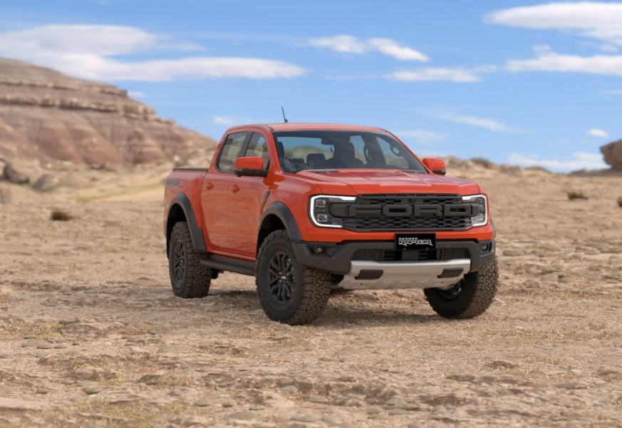 Ford Ranger Raptor 3.0L V6 EcoBoost toàn cảnh ngoại thất tại Ford Mỹ Đình